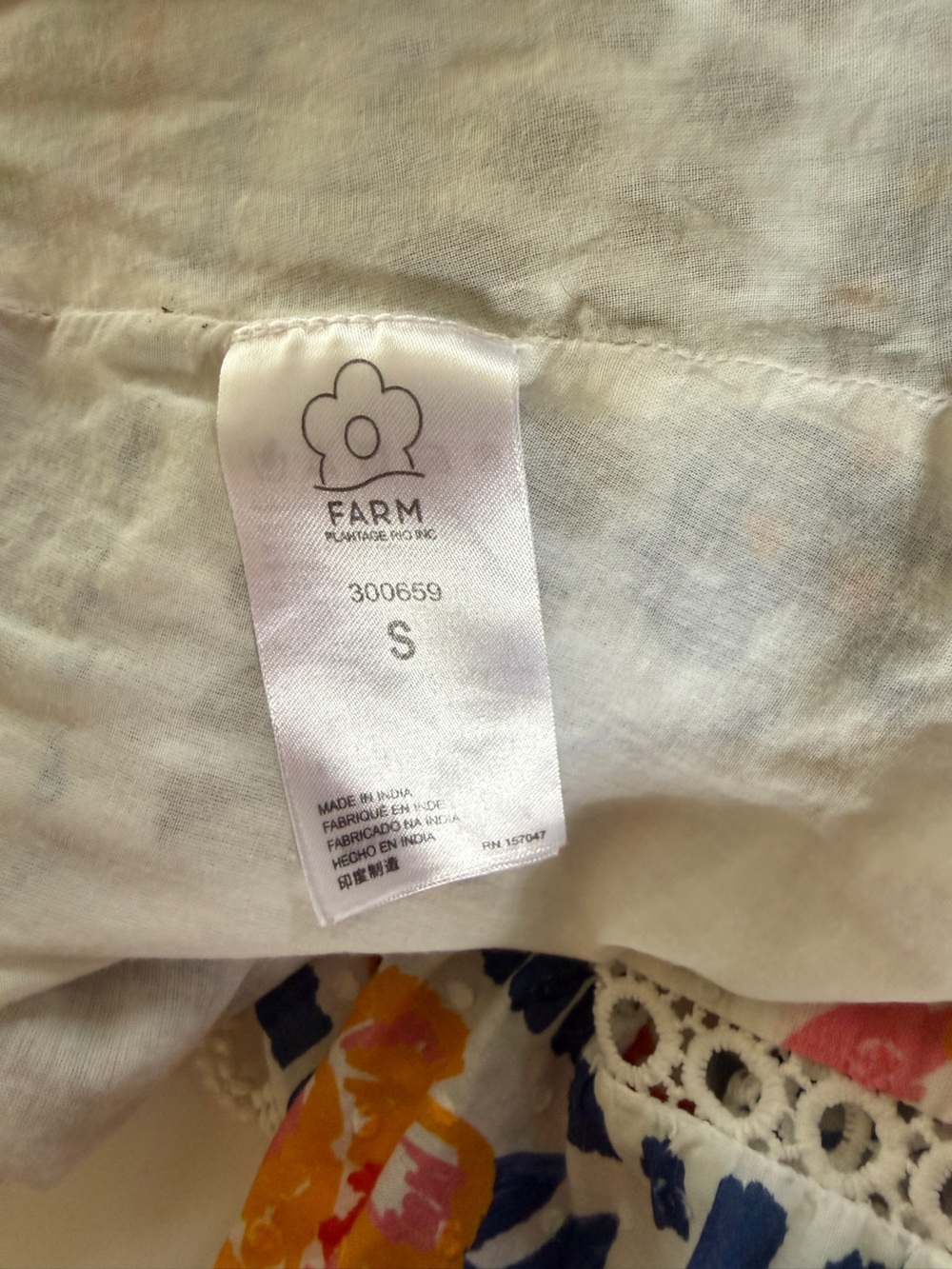 FARM Rio sleeveless summer midi dress size small - Picture 7 of 11